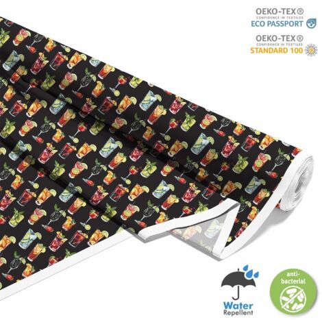 TESSUTI DECORATIVI PER ESTERNI OXFORD - Motivo Cocktail DX8699