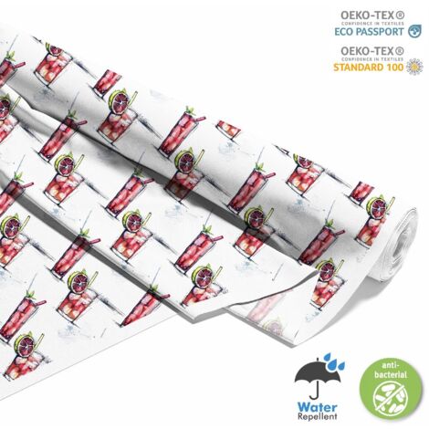 TESSUTI DECORATIVI PER ESTERNI OXFORD - Motivo Cocktail  DX8740