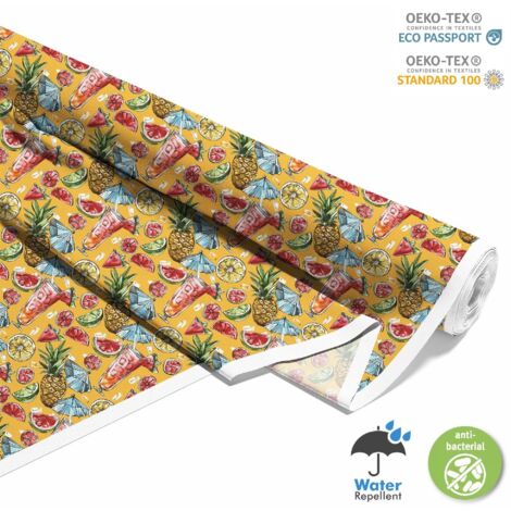 TESSUTI DECORATIVI PER ESTERNI OXFORD - Motivo Cocktail  DX8775