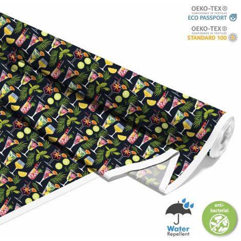 TESSUTI DECORATIVI PER ESTERNI OXFORD - Motivo Cocktail DX8785