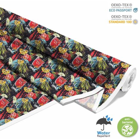 TESSUTI DECORATIVI PER ESTERNI OXFORD - Motivo Cocktail DX8791
