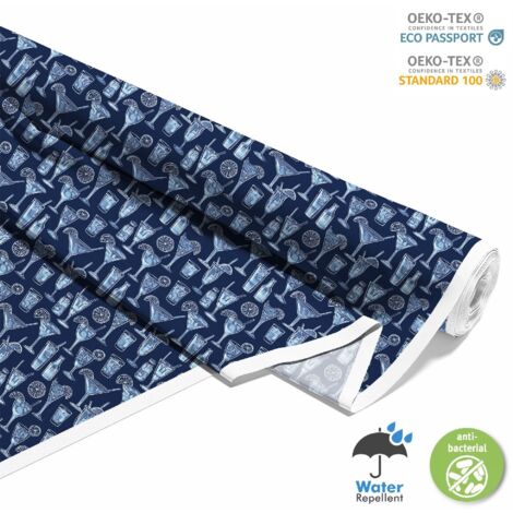 TESSUTI DECORATIVI PER ESTERNI OXFORD - Motivo Cocktail  DX8795
