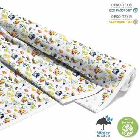 TESSUTI DECORATIVI PER ESTERNI OXFORD - Motivo Cocktail DX8830
