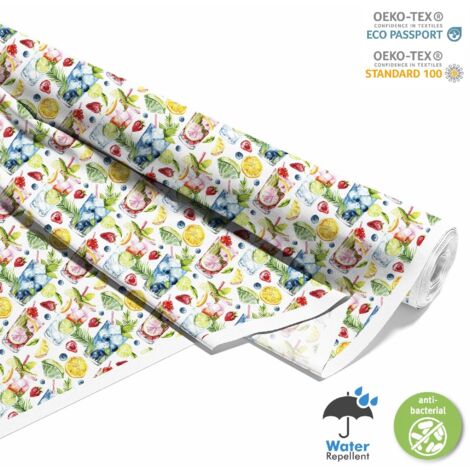 TESSUTI DECORATIVI PER ESTERNI OXFORD - Motivo Cocktail DX8838
