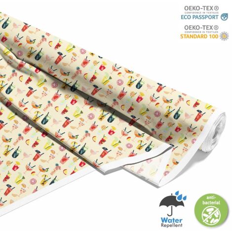 TESSUTI DECORATIVI PER ESTERNI OXFORD - Motivo Cocktail DX8849