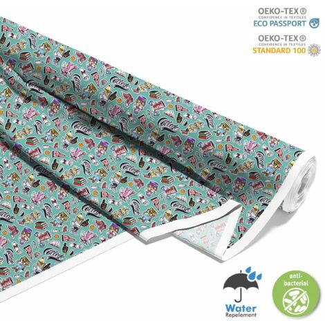 TESSUTI DECORATIVI PER ESTERNI OXFORD - Motivo College Education I DX579
