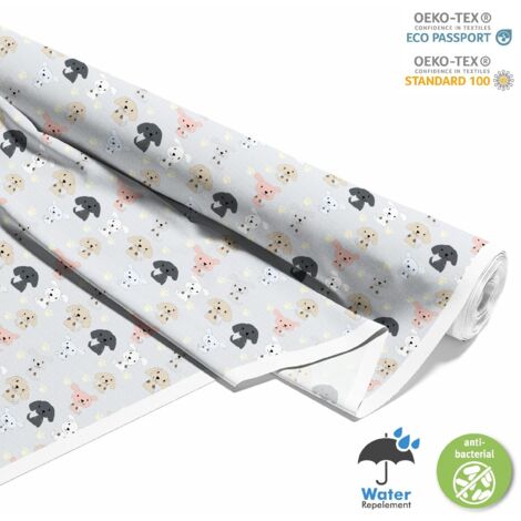 TESSUTI DECORATIVI PER ESTERNI OXFORD - Motivo Cucciolo I DX508