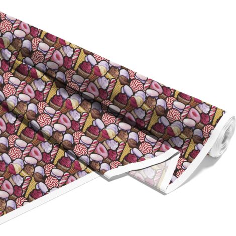 TESSUTI DECORATIVI PER ESTERNI OXFORD - Motivo dolci rosa I DX024