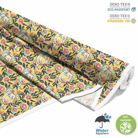TESSUTI DECORATIVI PER ESTERNI OXFORD - motivo estivo  DX8925