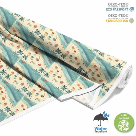 TESSUTI DECORATIVI PER ESTERNI OXFORD - motivo estivo DX8948