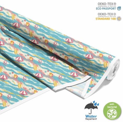 TESSUTI DECORATIVI PER ESTERNI OXFORD - motivo estivo  DX8985