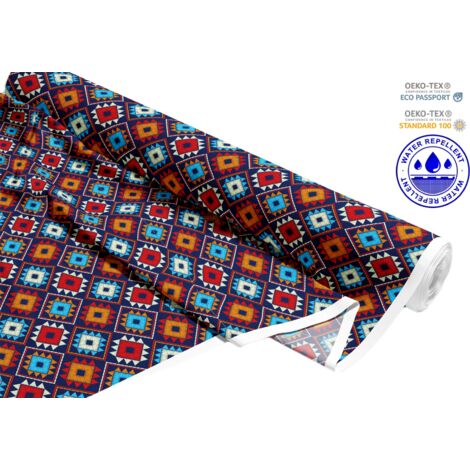 TESSUTI DECORATIVI PER ESTERNI OXFORD - Motivo etnico Boho I DR215