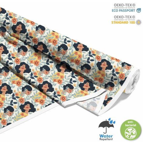 TESSUTI DECORATIVI PER ESTERNI OXFORD - Motivo Femminile  DX10039