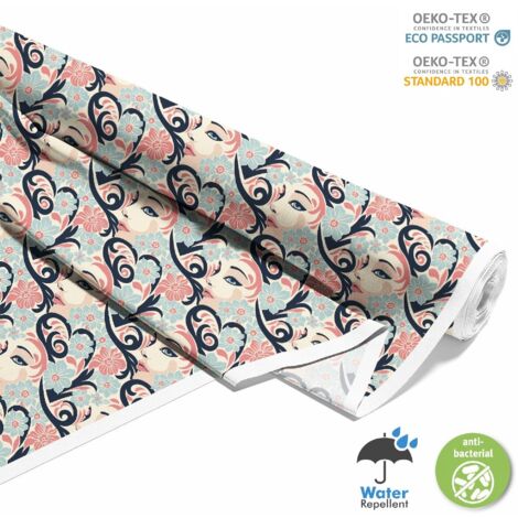 TESSUTI DECORATIVI PER ESTERNI OXFORD - Motivo Femminile  DX10169