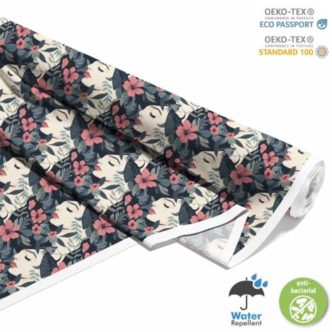 TESSUTI DECORATIVI PER ESTERNI OXFORD - Motivo Femminile  DX10184