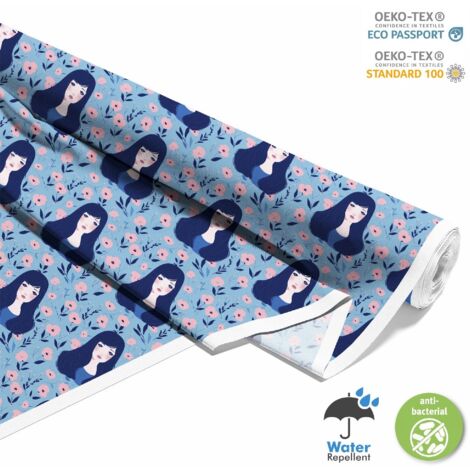 TESSUTI DECORATIVI PER ESTERNI OXFORD - Motivo Femminile  DX10324