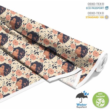 TESSUTI DECORATIVI PER ESTERNI OXFORD - Motivo Femminile  DX10338