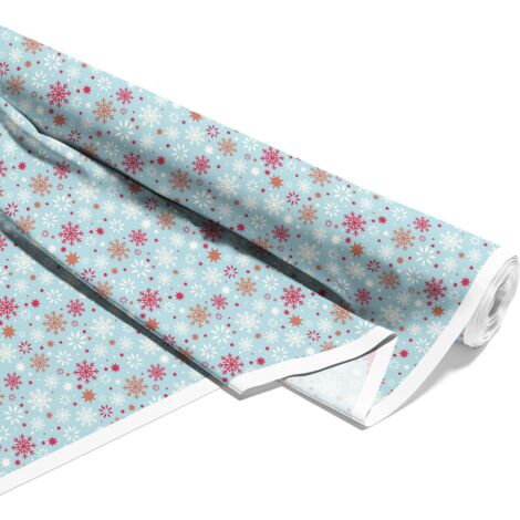 TESSUTI DECORATIVI PER ESTERNI OXFORD - Motivo fiocco di neve I DX067