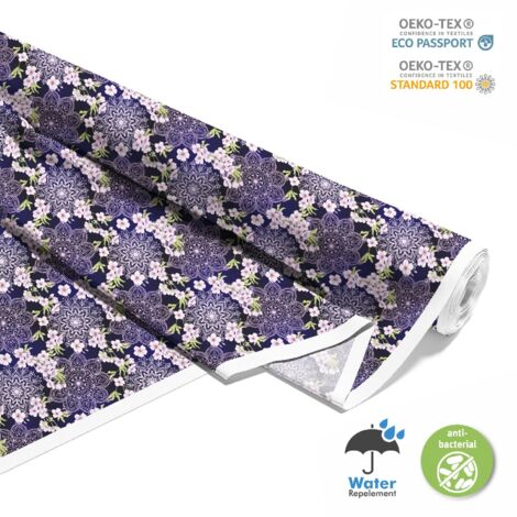 TESSUTI DECORATIVI PER ESTERNI OXFORD - Motivo Fiore Sakura Giapponese I DX477