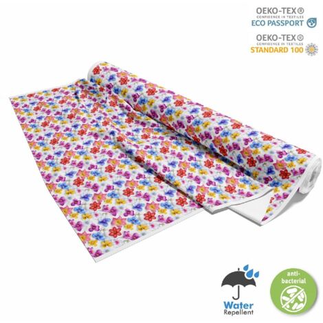 TESSUTI DECORATIVI PER ESTERNI OXFORD - Motivo Fiori Colorati DX18059