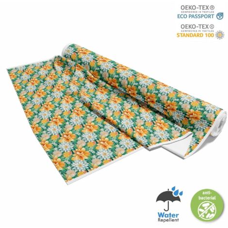 TESSUTI DECORATIVI PER ESTERNI OXFORD - Motivo Fiori Colorati  DX18079