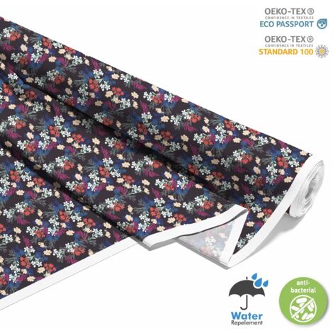 TESSUTI DECORATIVI PER ESTERNI OXFORD - motivo fiori di campo I DX236