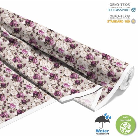 TESSUTI DECORATIVI PER ESTERNI OXFORD - motivo fiori I DX078