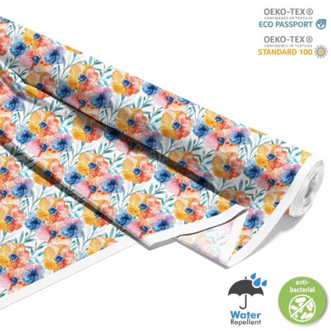 TESSUTI DECORATIVI PER ESTERNI OXFORD - Motivo Fiori I DX5141
