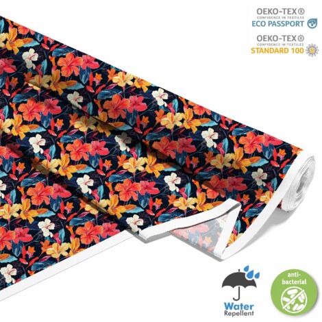 TESSUTI DECORATIVI PER ESTERNI OXFORD - Motivo Fiori I DX5142