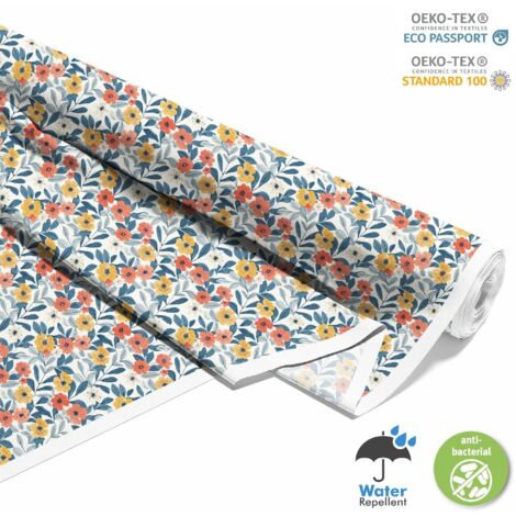 TESSUTI DECORATIVI PER ESTERNI OXFORD - Motivo Fiori I DX5156