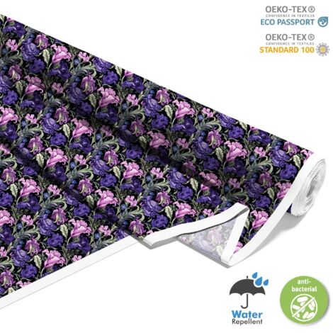 TESSUTI DECORATIVI PER ESTERNI OXFORD - Motivo Fiori I DX5161