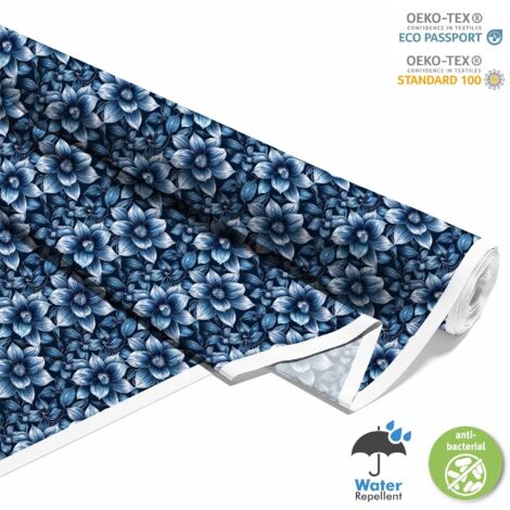 TESSUTI DECORATIVI PER ESTERNI OXFORD - Motivo Fiori I DX5198