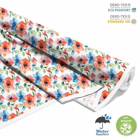 TESSUTI DECORATIVI PER ESTERNI OXFORD - Motivo Fiori I DX5203