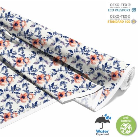 TESSUTI DECORATIVI PER ESTERNI OXFORD - Motivo Fiori I DX5226