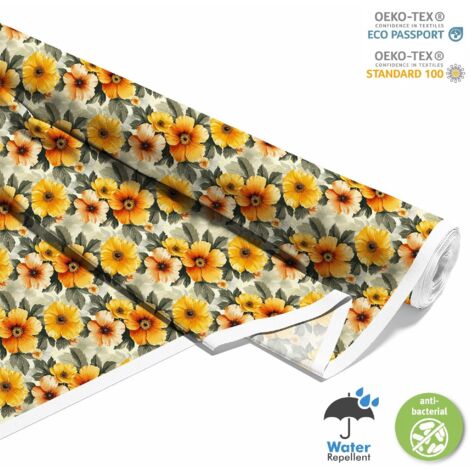 TESSUTI DECORATIVI PER ESTERNI OXFORD - Motivo Fiori I DX5245