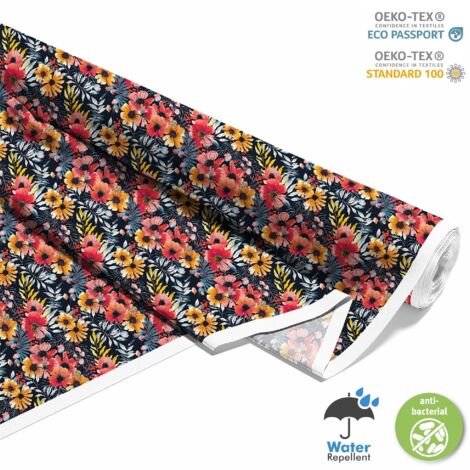 TESSUTI DECORATIVI PER ESTERNI OXFORD - Motivo Fiori I DX5259