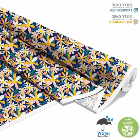 TESSUTI DECORATIVI PER ESTERNI OXFORD - Motivo Fiori I DX5266