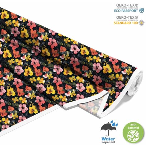 TESSUTI DECORATIVI PER ESTERNI OXFORD - Motivo Fiori I DX5281