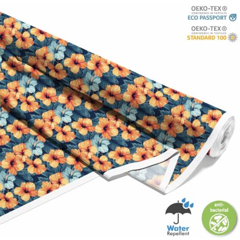 TESSUTI DECORATIVI PER ESTERNI OXFORD - Motivo Fiori I DX5301