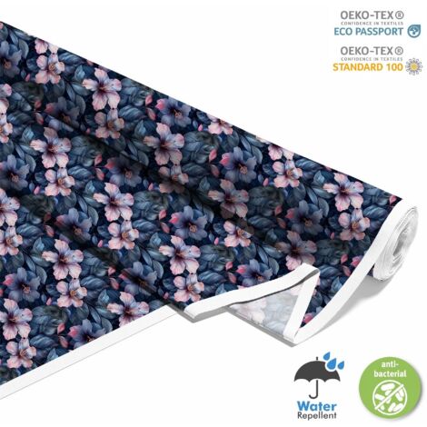 TESSUTI DECORATIVI PER ESTERNI OXFORD - Motivo Fiori I DX5306