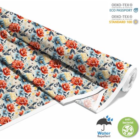 TESSUTI DECORATIVI PER ESTERNI OXFORD - Motivo Fiori I DX5308