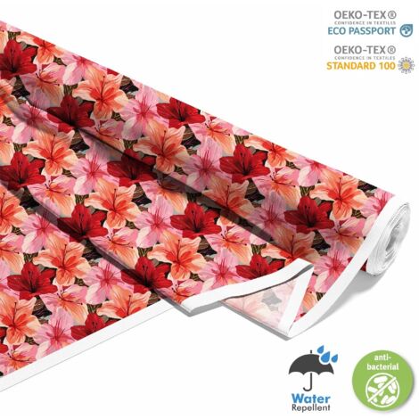 TESSUTI DECORATIVI PER ESTERNI OXFORD - Motivo Fiori I DX5319