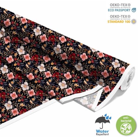 TESSUTI DECORATIVI PER ESTERNI OXFORD - Motivo Fiori I DX5348