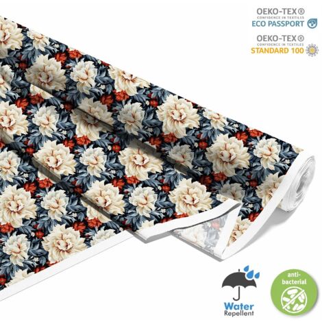 TESSUTI DECORATIVI PER ESTERNI OXFORD - Motivo Fiori I DX5361