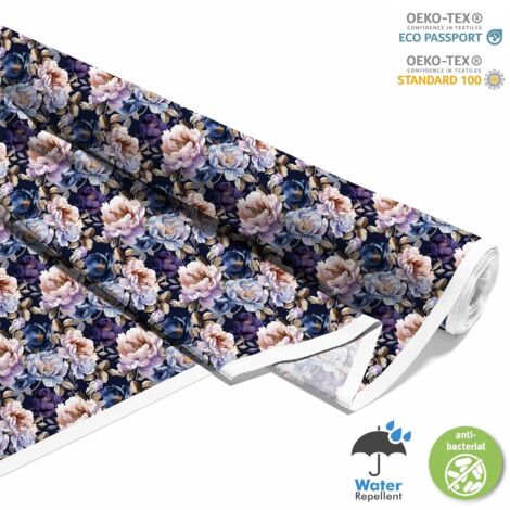 TESSUTI DECORATIVI PER ESTERNI OXFORD - Motivo Fiori I DX5372