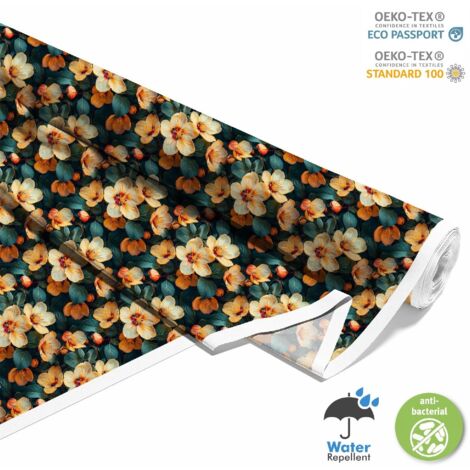 TESSUTI DECORATIVI PER ESTERNI OXFORD - Motivo Fiori I DX5394