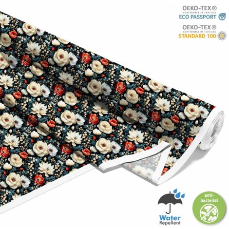 TESSUTI DECORATIVI PER ESTERNI OXFORD - Motivo Fiori I DX5413