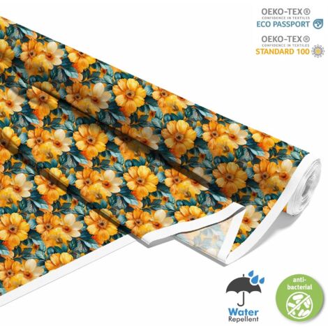 TESSUTI DECORATIVI PER ESTERNI OXFORD - Motivo Fiori I DX5424