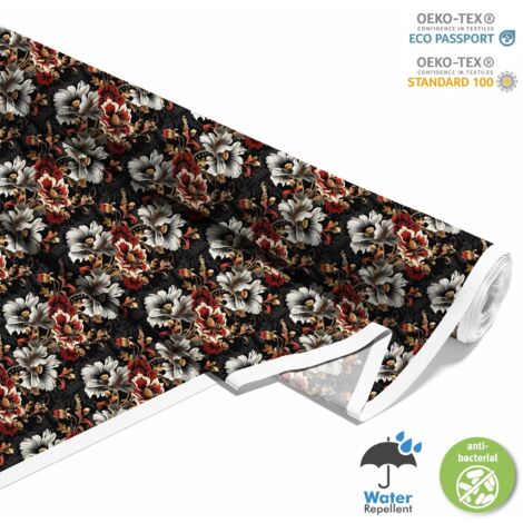 TESSUTI DECORATIVI PER ESTERNI OXFORD - Motivo Fiori I DX5431