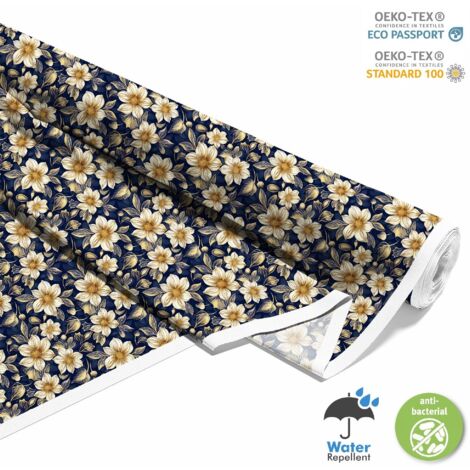 TESSUTI DECORATIVI PER ESTERNI OXFORD - Motivo Fiori I DX5458